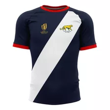 Camiseta De Rugby Los Pumas Suplente Elastizada Stretch