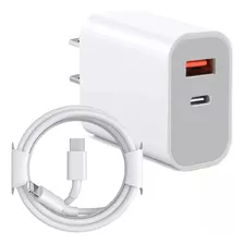 Cargador Para iPhone 11 12 13 14 15 Pro Max 20w C, Lightning