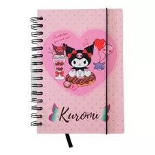 Libreta Importada Kuromi By Hello Kitty 160 Páginas