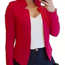 Chaqueta De Dama, Blazer Para Dama, Chaquetas Manga Larga 