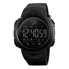 Smartwatch Skmei 1301 Caja De Abs Black, Malla Black De Pu