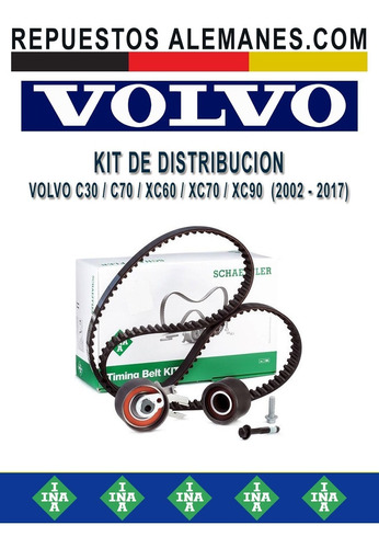 Kit Distribucin Volvo C30 C70 Xc60 Xc70 Xc90 2.4 Diesel Foto 2