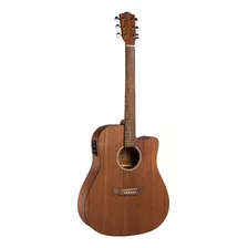 Guitarra Electroacústica Bamboo Con Funda Ga-41-mahogany-q