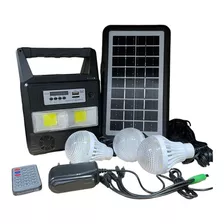 Luminaria Solar/radio Fm/usb/tf/ Bluetooth Luz De Emergencia