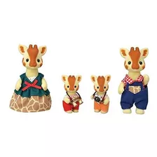 Calico Critters Highbranch Giraffe Family, Juego De 4 Figura