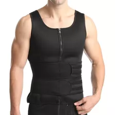 Colete Esportivo Duplo Cinta Masculino Velcro Compressão Nfe