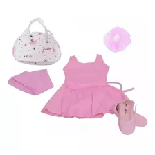 Roupa Bale Ballet Bailarina Com Bolsa 