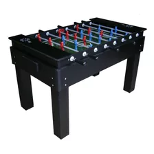 Mesa De Pebolim Impar Sports Profesional Black Cor Preto Com Bonecos De Plástico E Bolas Incluídas