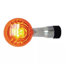 Faro Moto Gvs Drook Intruder Delantero Cromado Led Naranja