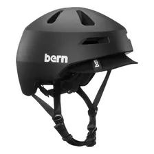Bern Brentwood 2.0 - Casco De Ciclismo, Negro Mate Con Vise.