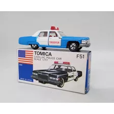 Tomica Cadillac Police Car F51 Made In Japan Caja Original 