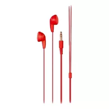 Auricular Multilaser Ph315 Play Stereo Rojo