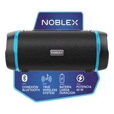 Parlante Noblex Psb1000 Portátil Con Bluetooth Waterproof Negro