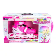 Kit Patins Mini Travessos Feminino Unik Toys Cromática