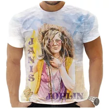 Camiseta Camisa Lc 3199 Janis Lyn Joplin Rainha Do Rock 01