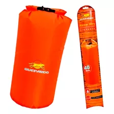 Saco Estanque Impermeável Keep Dry Guepardo 40l Laranja