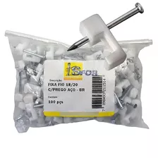 Fixa Fio Alto Falante 18/20 -0,5 A 0,75 Mm Pacote 100pçs