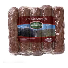 Kit Salame Tipo Italiano Artesanal 5 Sabores Salaminho