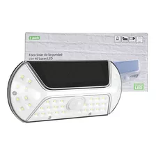 1x Lámpara Solar De Seguridad 40led Exterior De Pared, Muros