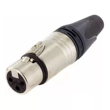  Neutrik Nc3fxx Conector Xlr 3 Pines Hembra Aereo Niquelado 