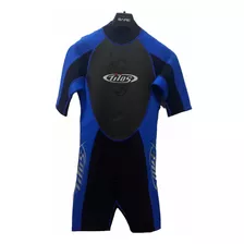 Traje Oferta Neoprene Corto En 2 Mm, Negro Y Azul Francia