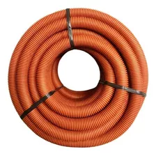 Conduíte Corrugado Laranja 1 X 100 M Antichama Pvc