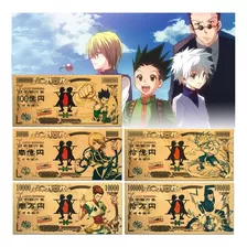 Anime Hunter X Hunter 5 Billetes Dorados Dorados Gamer Japon