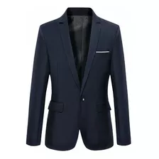 Saco Blazer Negro, Casual Hombre Moda, Confort Fit