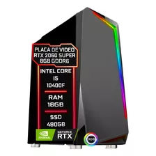 Pc Gamer Fácil Intel I5 10400f 16gb Rtx 2060 8gb Ssd 480gb