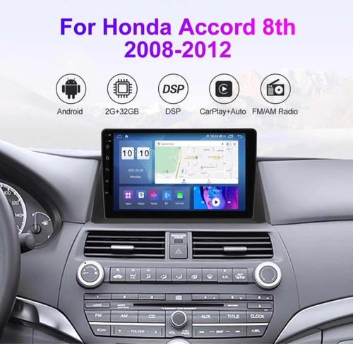 Radio Android Honda Accord 2009-2016 Foto 2