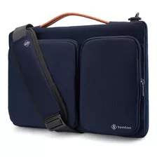 Tomtoc- Bolso De Hombro A42 Para 13'' Macbook Pro/air Color Azul Oscuro