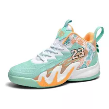Zapatos De Baloncesto Transpirables De Moda De Dos Colores