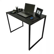 Escrivaninha Mesa Office Estudo Estilo Industrial Cor Preto