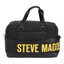 Bolso De Gran Capacidad Steve Madden Reforzado Negro