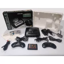 Mega Drive 3 Tectoy Versão Fifa International Soccer + Caixa + Manual + 2 Controles + Acessórios