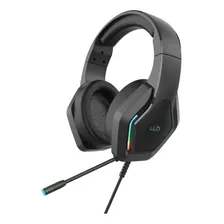 Wb Headset Lux Gamer Over-ear Rainbow Led Cor Preto