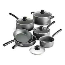 Batería De Cocina Tramontina 80119542 Primaware 10 Piezas Color Gris