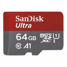 Cartão Sandisk Ultra 100mb/s 64gb Micro Sd Lacrado
