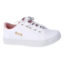 Tênis Feminino Branco Moda Casual Confortável Lançamento