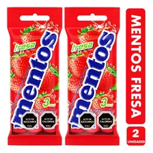 Caramelos Mentos Rollo Sabor Fresa (pack De 2 Unidades)