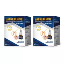  Kit C/ 2 Andriodermol Loção 50ml + Conta-gotas (cada) Micose