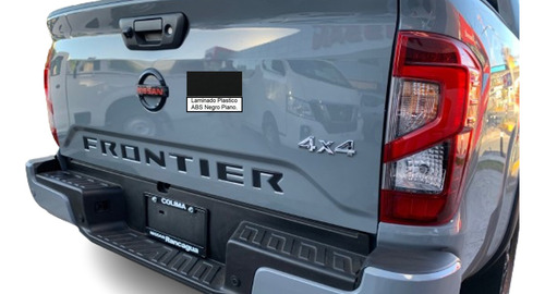 Letras Logotipo Nissan Frontier 2021 - 2024 Tapa Batea 4 Cil Foto 8