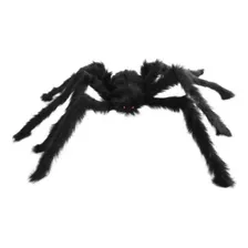 Aranha Pelúcia Gigante 30 Cm Brinquedo Halloween Terror