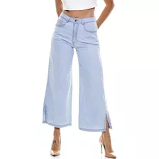 Calça Jeans Feminina Capri Tecido Leve Cintura Alta