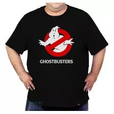 Camiseta Plus Size Caça Fantasmas Camisa Filme Ghostbusters