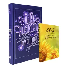Bíblia Feminina Minha História E Devocional Meditações Charles Spurgeon Flores