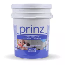 Pintura Latex Acrilico Interior- Exterior Mate X 20lts Prinz