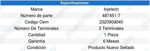 Inyector Combustible Mpfi Prizm 4cil 1.8l 00-02 8168202 Foto 4