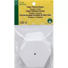 Dritz Acolchado Hexagono Pieza De Papel 100 Paquete 15