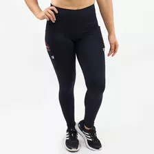 Calça Legging Fitness Feminina Anticelulite Emana Com Bolsos